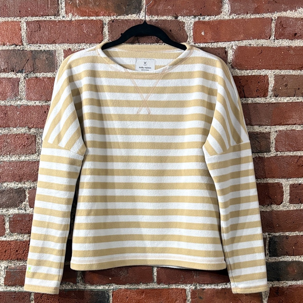 Dudley Stephens Striped Fleece Pullover